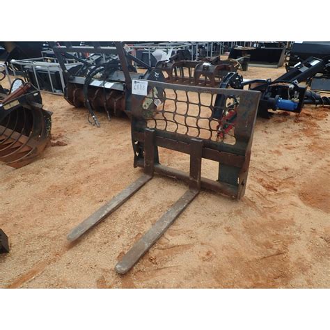 bobcat skid steer fork attachment|bobcat fork attachment for sale.